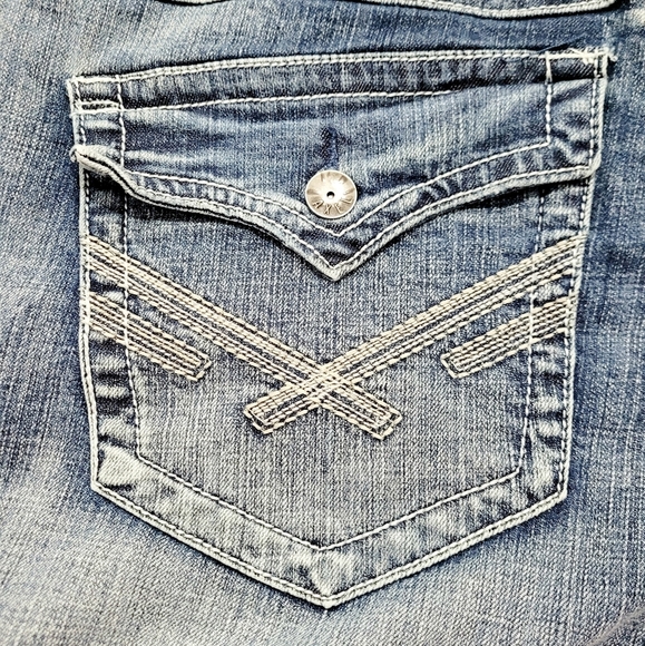 T.K. Axel Men's Vintage Bootcut Thick Stitch Jeans W38 L32 Style "Weston" - Picture 5 of 11